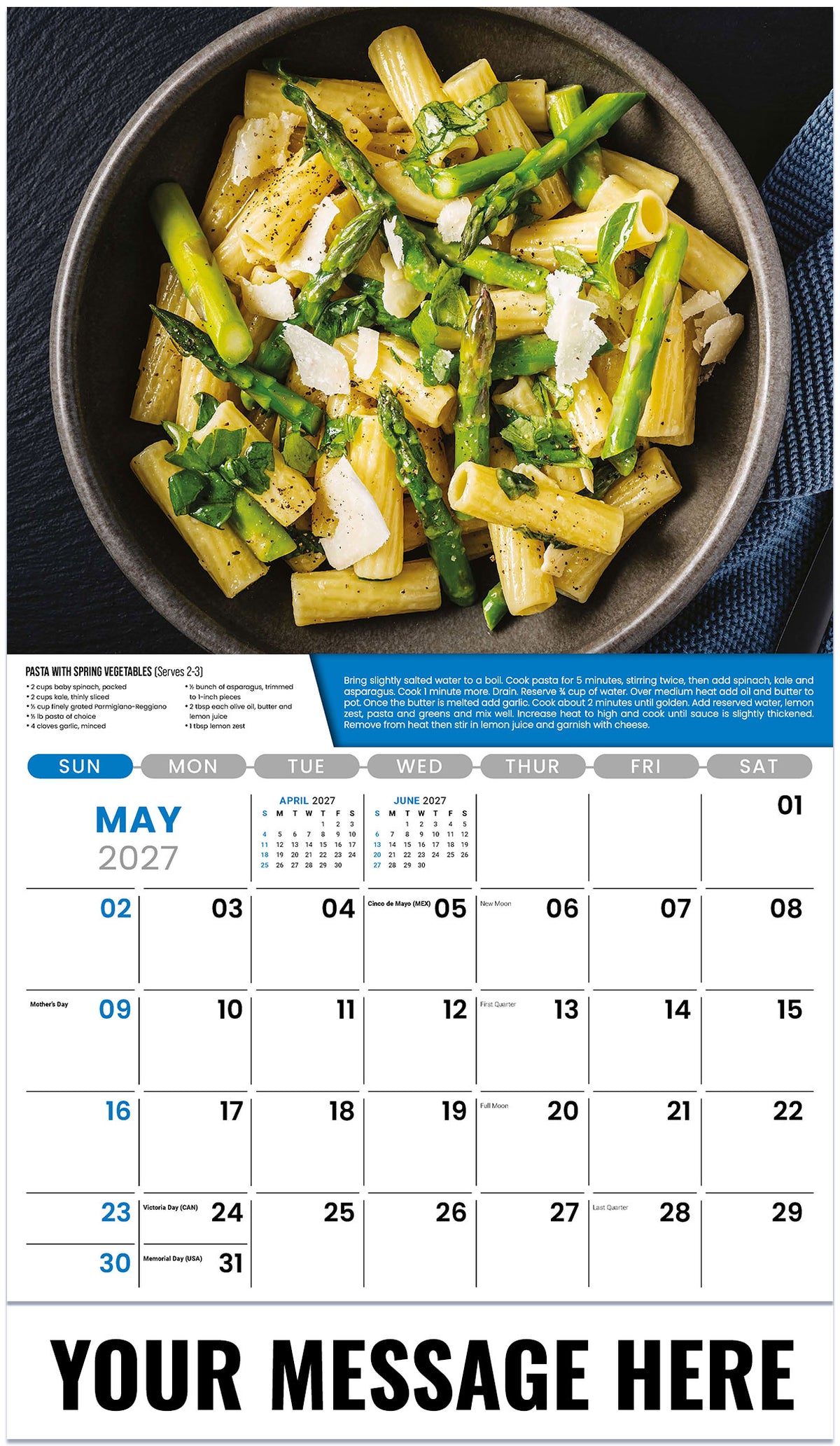 Recipes - 2027 Promotional Calendar
