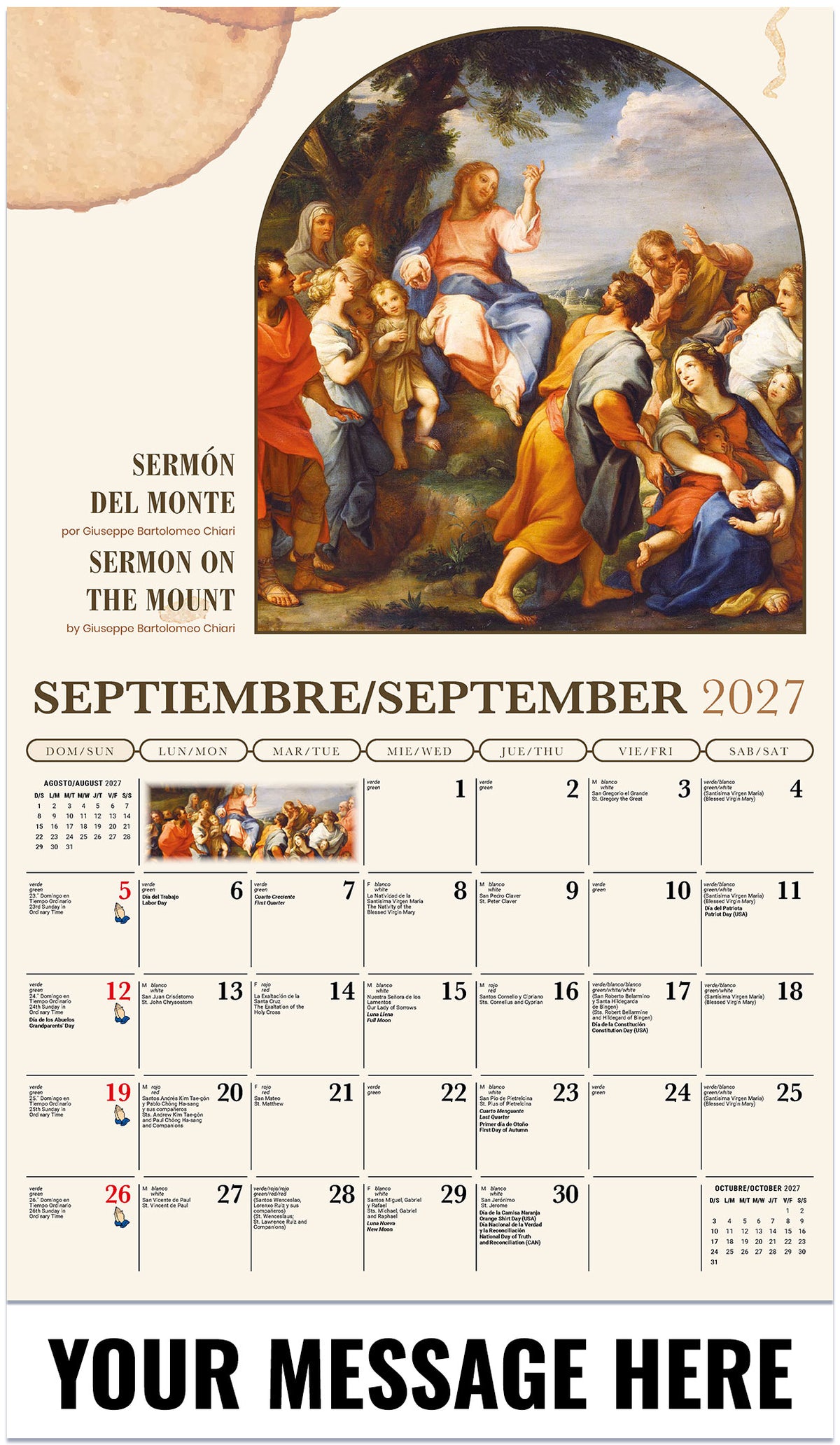 Catholic Inspirations (Bilingual) - 2027 Promotional Calendar
