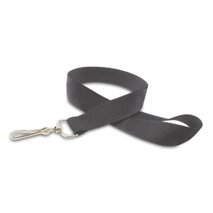 1" BEST Value Lanyard - Dark Gray