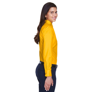 Ladies' Easy Blend™ Long-Sleeve Twill Shirt with Stain-Release