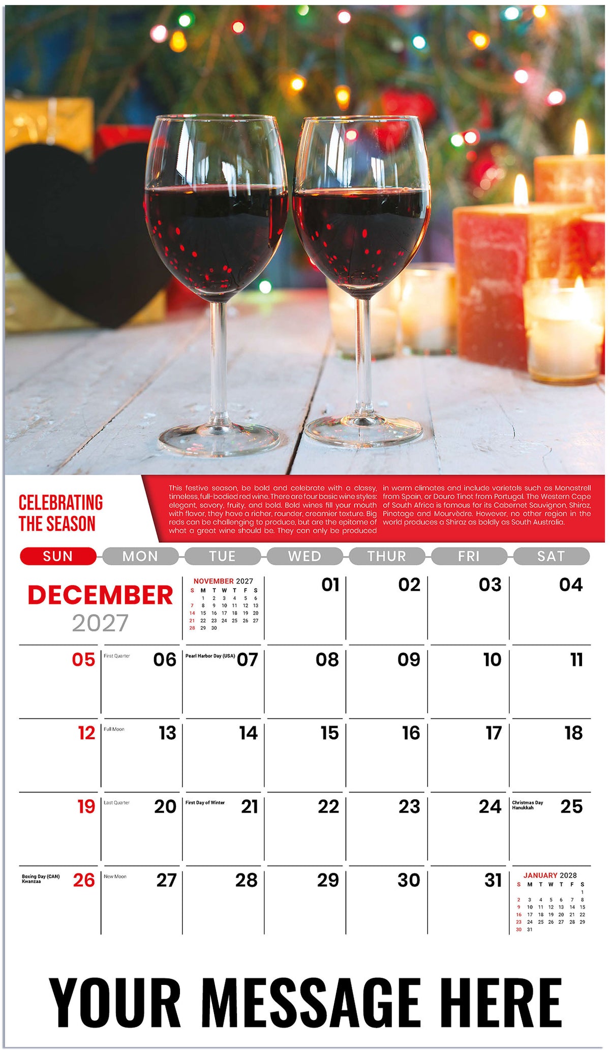 Vintages - 2027 Promotional Calendar