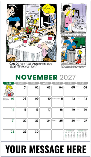 Dennis The Menace - 2027 Promotional Calendar