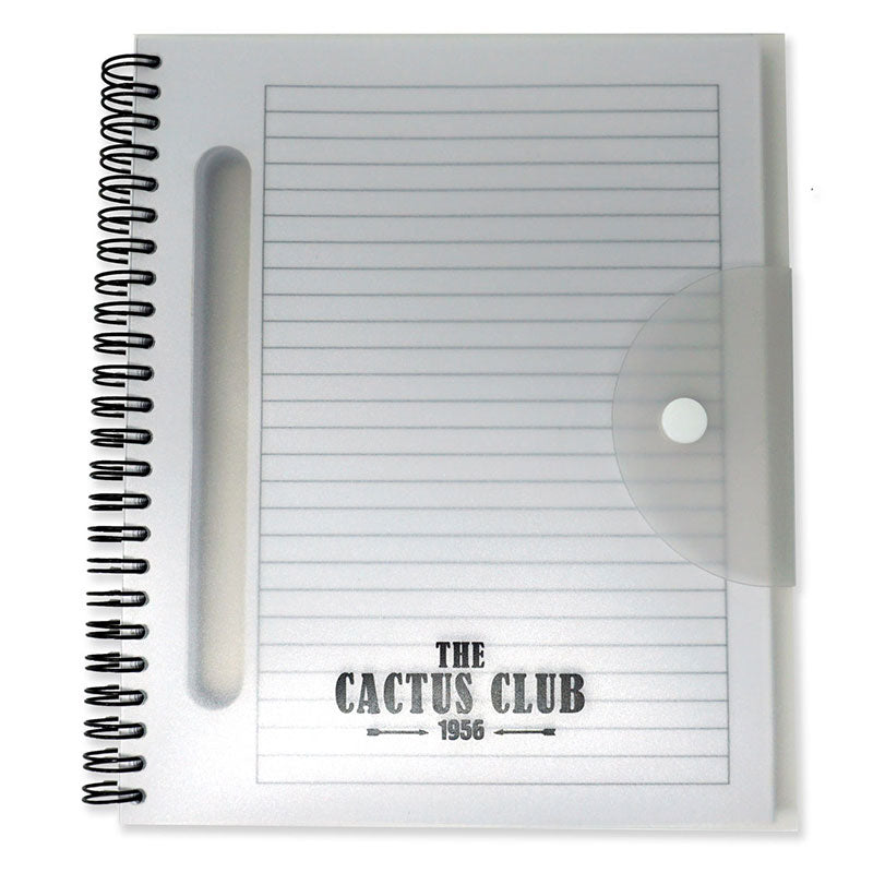 8" x 6" Spiral Notebook - CM1049 - Clear