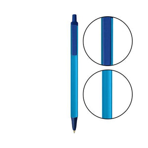 Blue BIC® Clic Stic® Pen - Blue With Navy