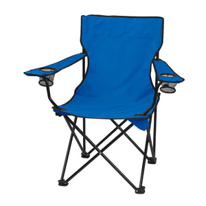 Folding Chair with Carrying Bag - Royal Blue
