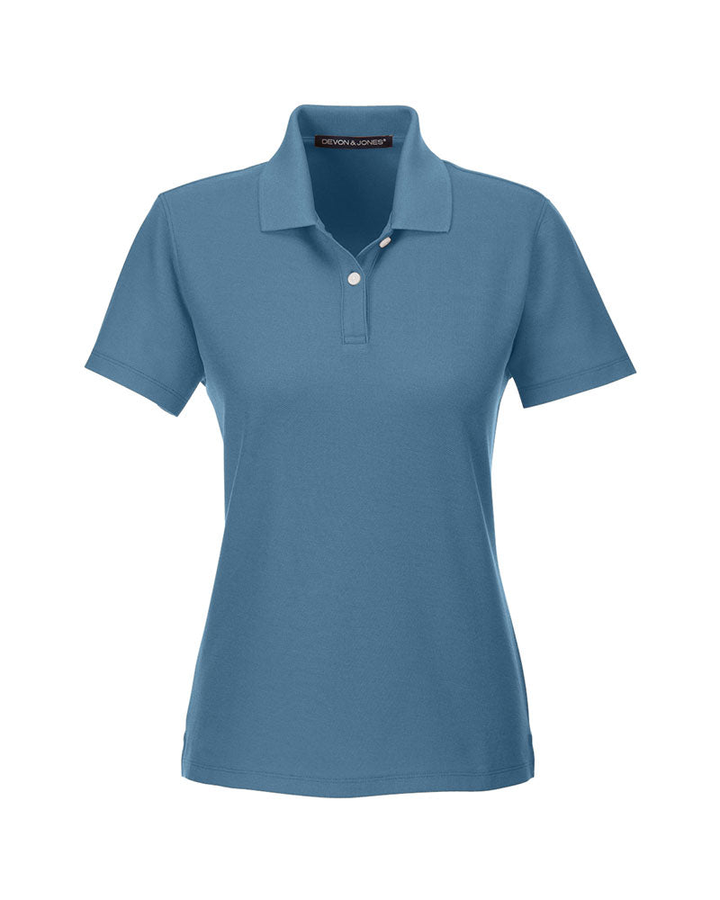 Ladies' Devon & Jones DRYTEC20 Performance Polo - DG150W - Slate Blue