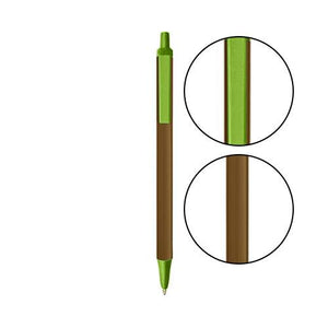 Metallic Brown BIC® Clic Stic® Pen - Metallic Brown With Metallic Green