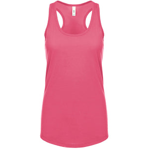 Next Level Ladies' Ideal Racerback Tank - Hot Pink