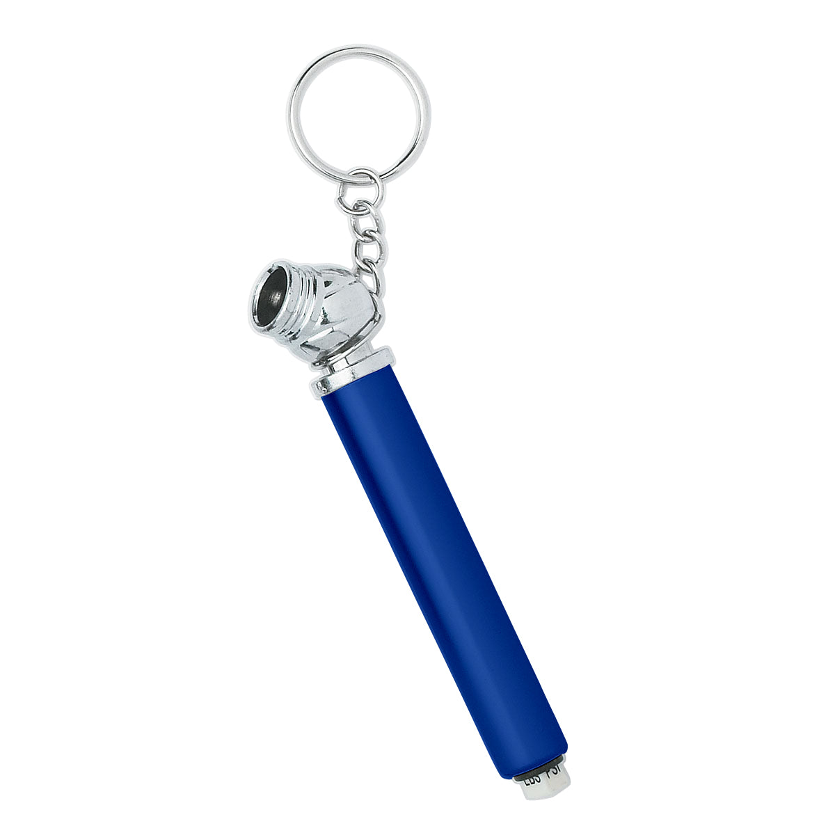 Mini Tire Gauge Key Chain - Metallic Blue