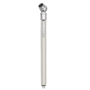 Tire Gauge With Clip - Metallic Silver