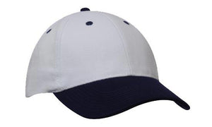 Heavyweight Sports Cap Two Tone - White With Royal