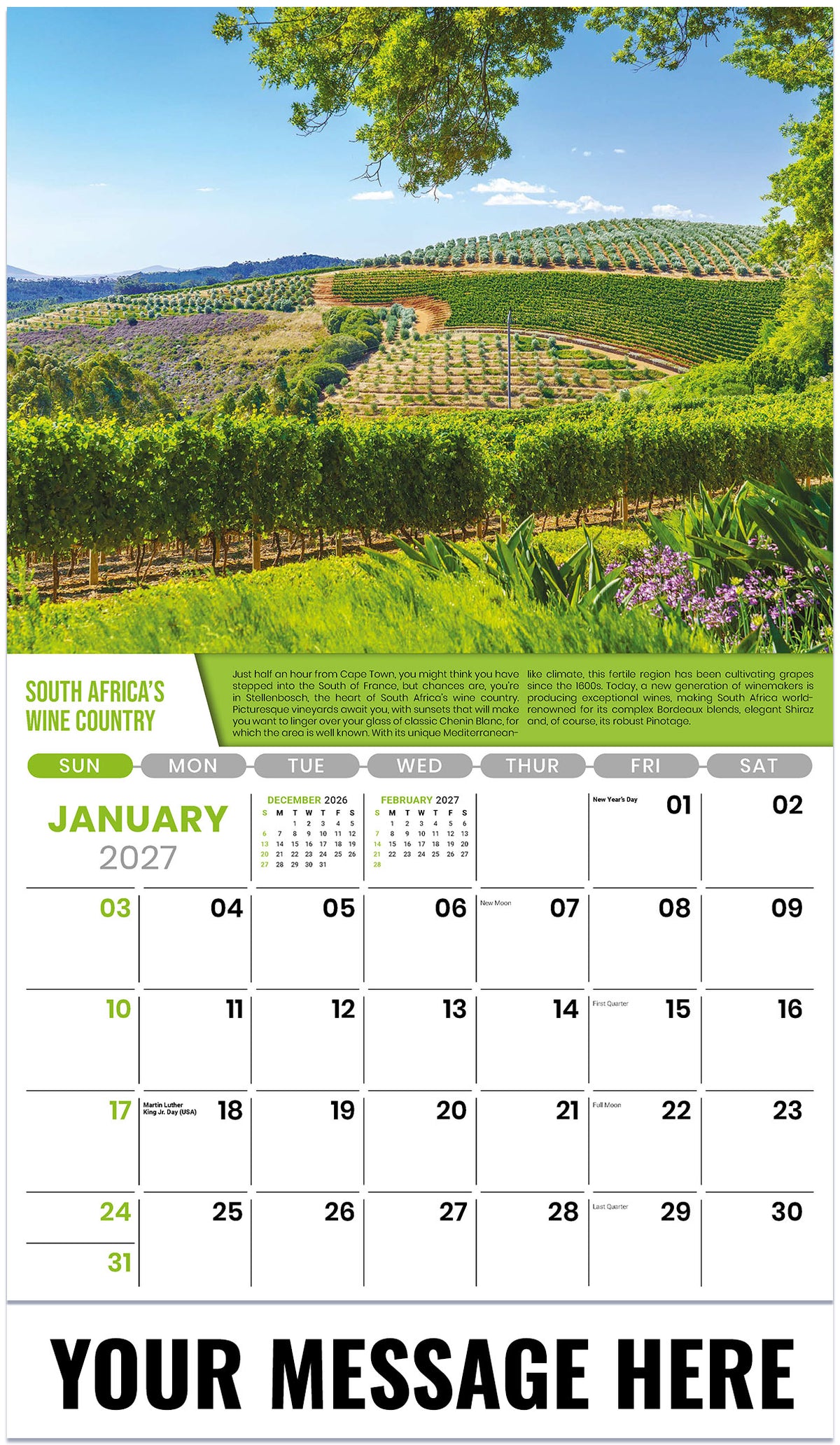Vintages - 2027 Promotional Calendar