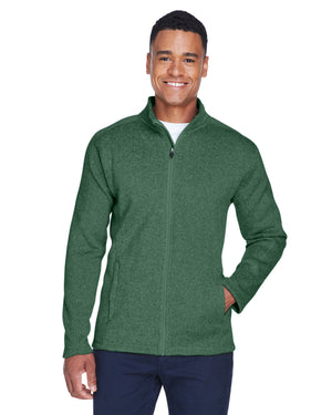 Devon & Jones Men's Bristol Full-Zip Sweater Fleece Jacket