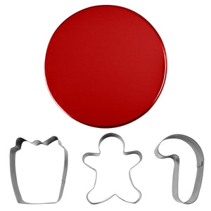 Holiday Cookie Cutter Set - Red