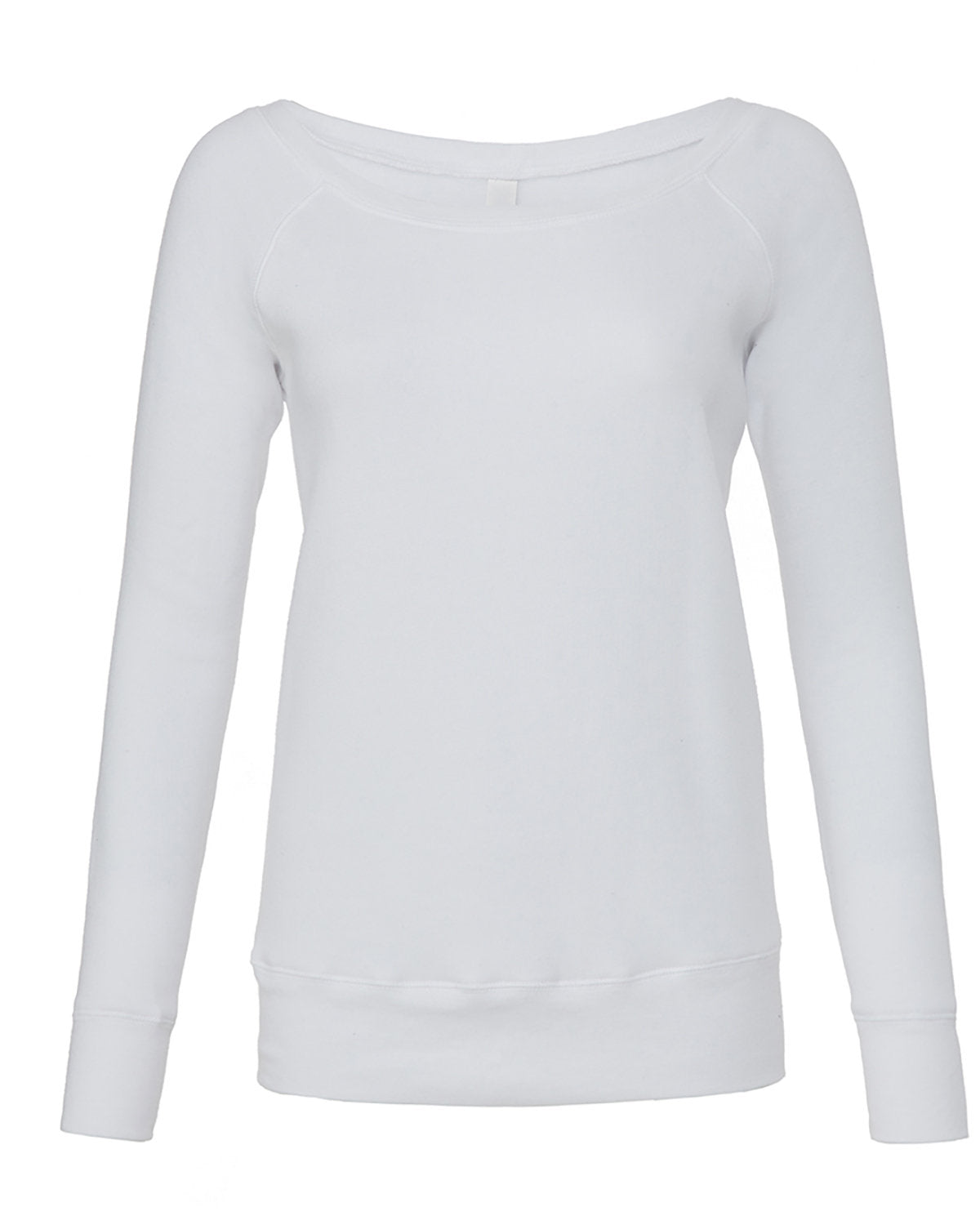 BELLA + CANVAS Ladies' Sponge Fleece Wide Neck Sweatshirt