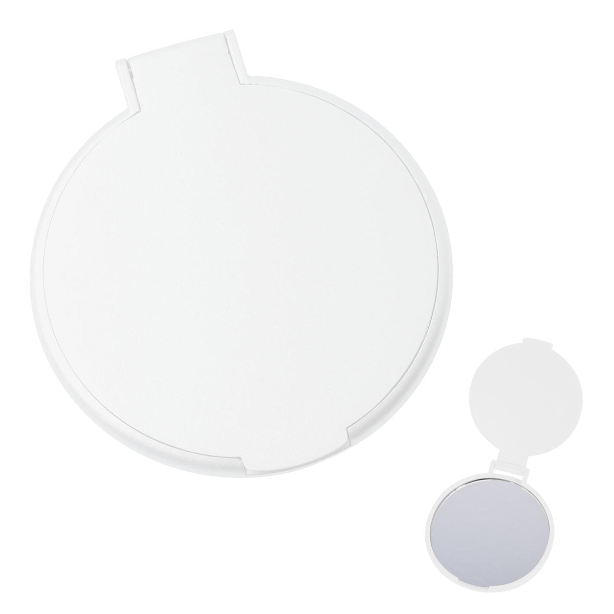 Round Mirror - White