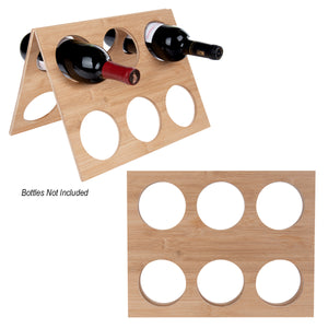 Bamboo Wine Rack - Natural