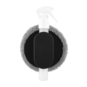 All-In-One Spray Cleaner & Cloth - Black With Gray