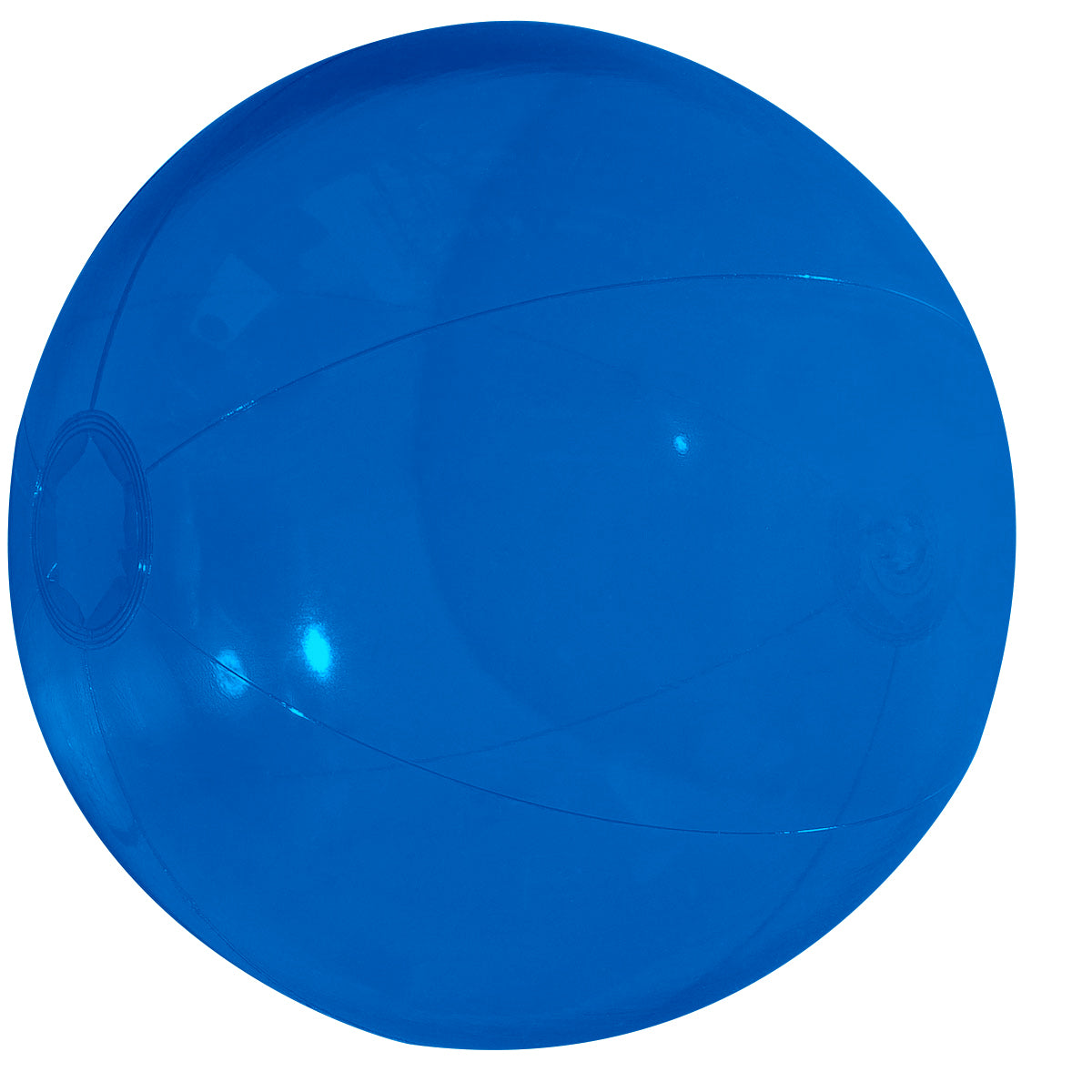 16" Beach Ball - Translucent Blue