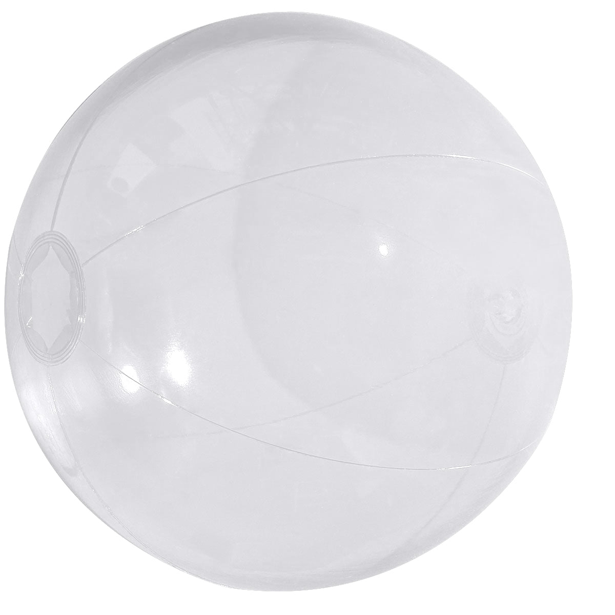 16" Beach Ball - Translucent Clear