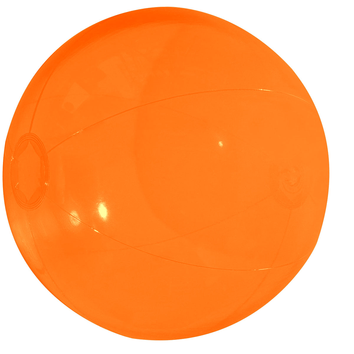 16" Beach Ball - Translucent Orange