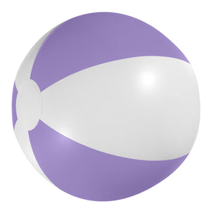 16" Beach Ball - White With Purple