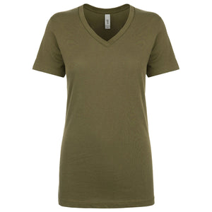 Next Level Ladies' Ideal V - Military Green