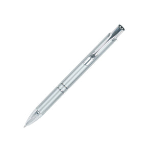 Vibe Plastic Click-Action Promotional Pen - CM1132 - Silver