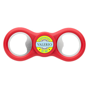 Fun Spinner Bottle Opener - Red