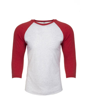 Next Level Apparel Unisex Triblend Three-Quarter Sleeve Raglan