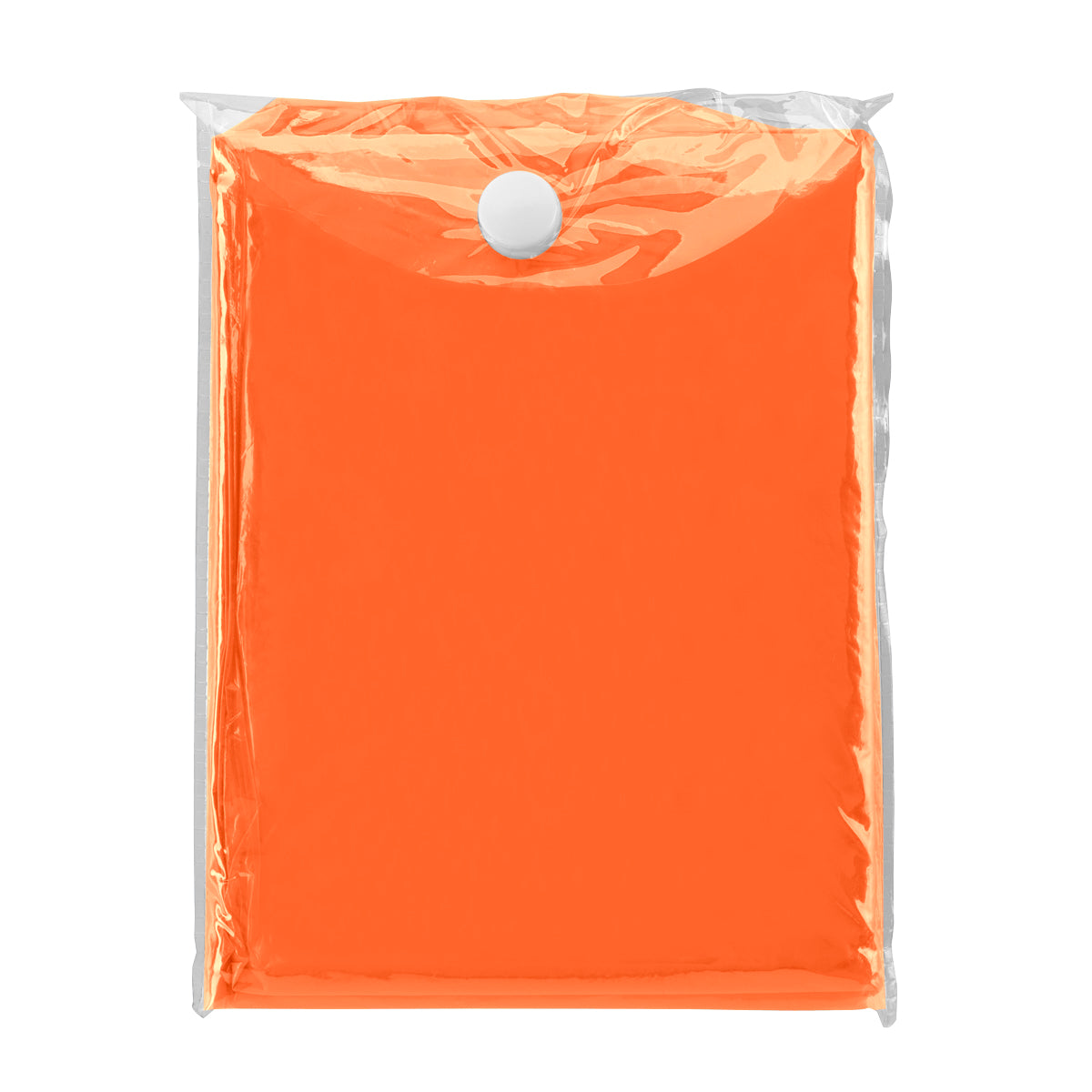 Disposable Poncho - Orange