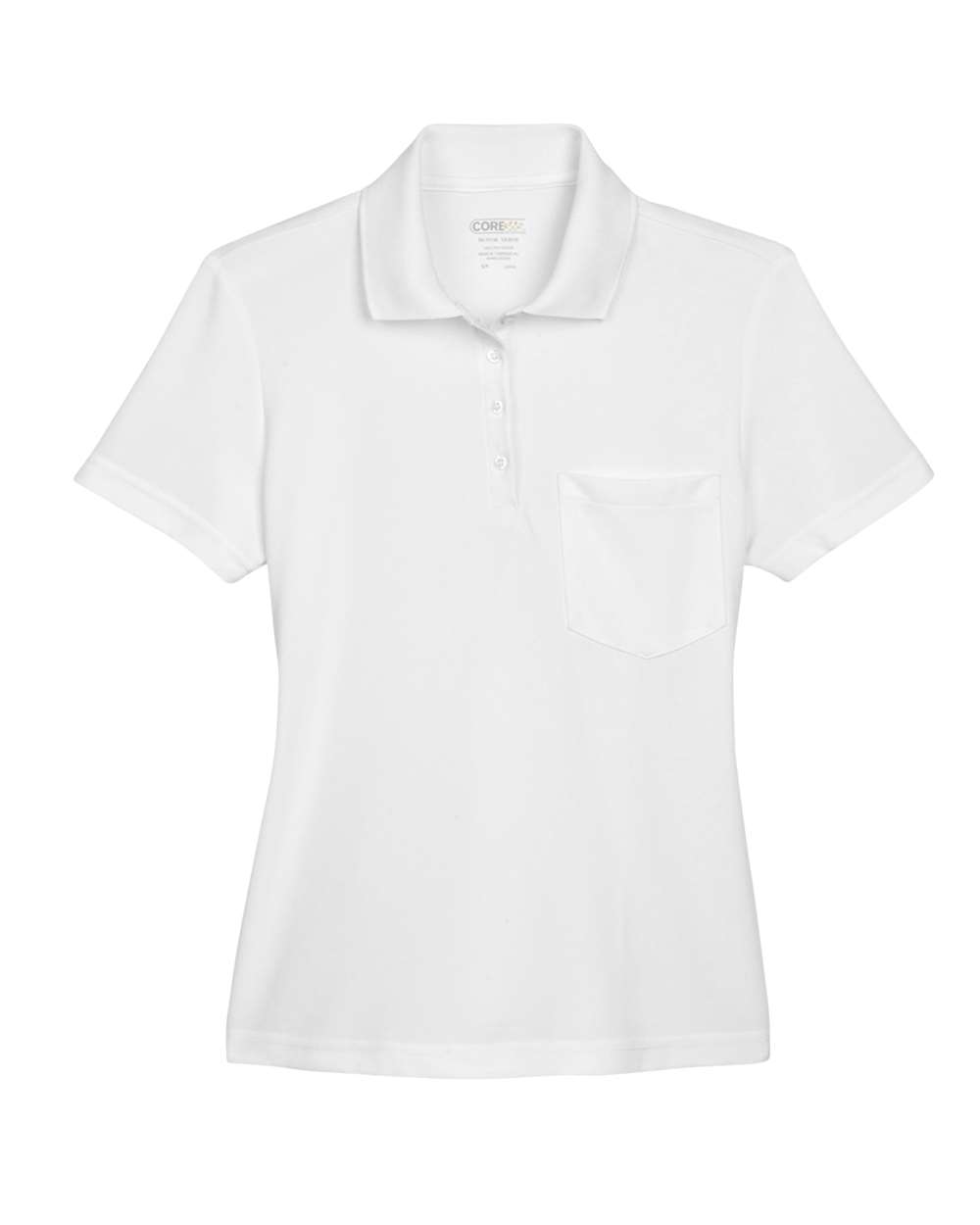 CORE365 Origin Performance Pique Polo with Pocket - Women's - White