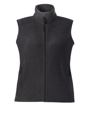 Core365 Ladies' Journey Fleece Vest - Heather Charcoal