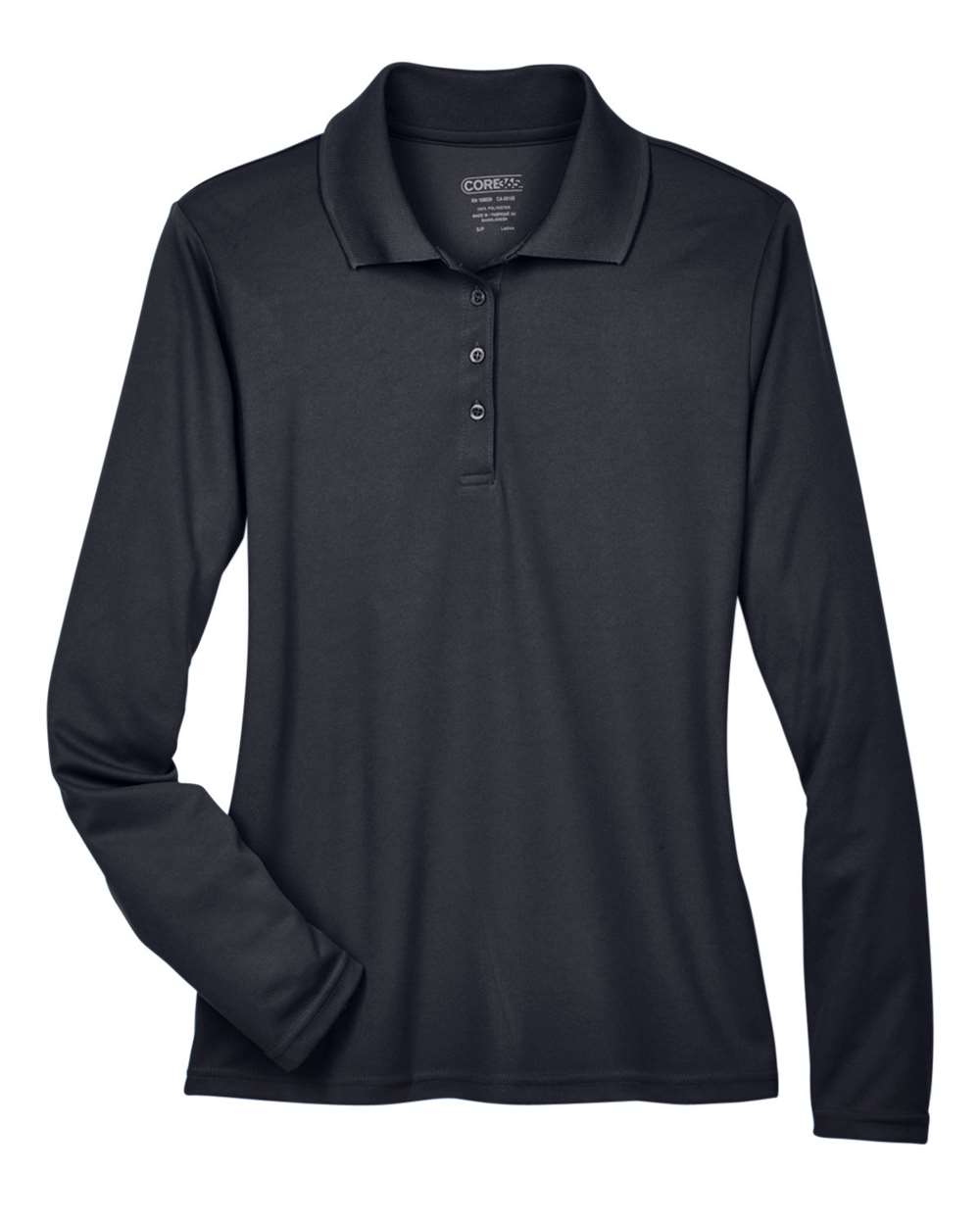 CORE365 Pinnacle Long Sleeve Pique Polo - women's - Carbon