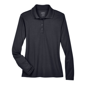 Core 365 Pinnacle Long Sleeve Pique Polo - women's - Carbon