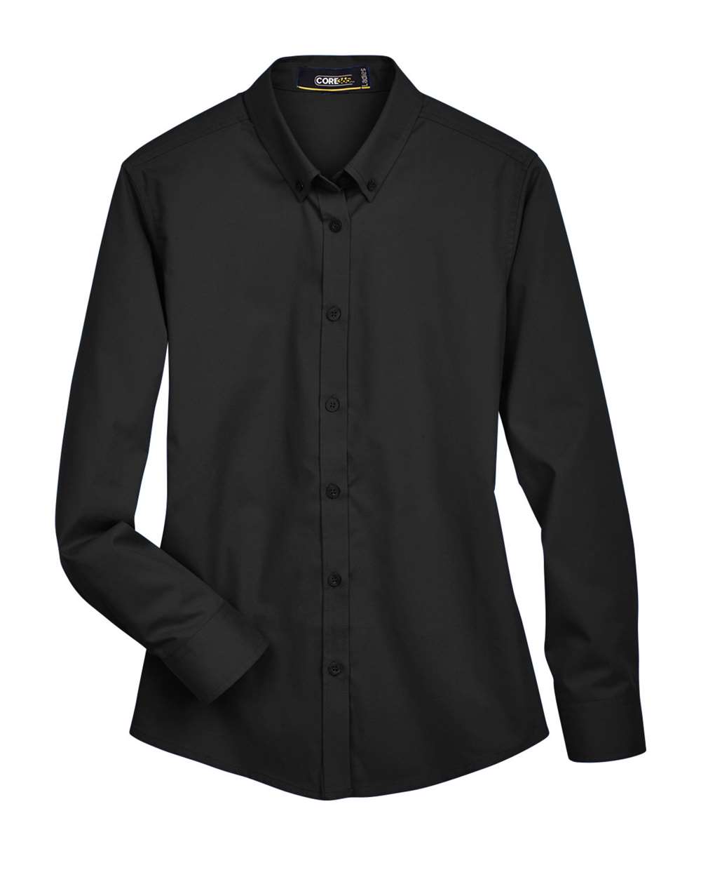 CORE365 Operate Long Sleeve Twill Shirt (Ladies') - Black