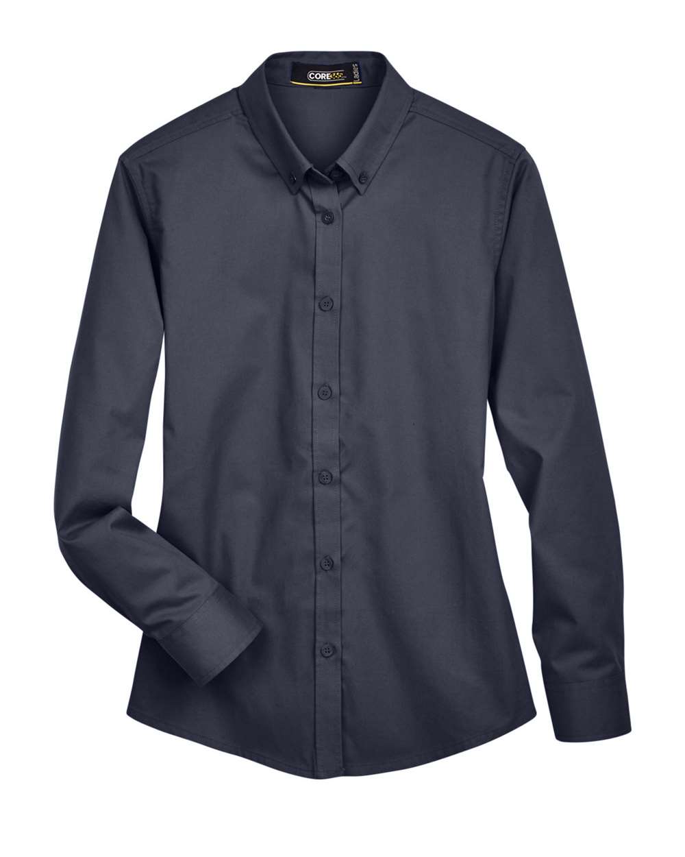 CORE365 Operate Long Sleeve Twill Shirt (Ladies') - Carbon