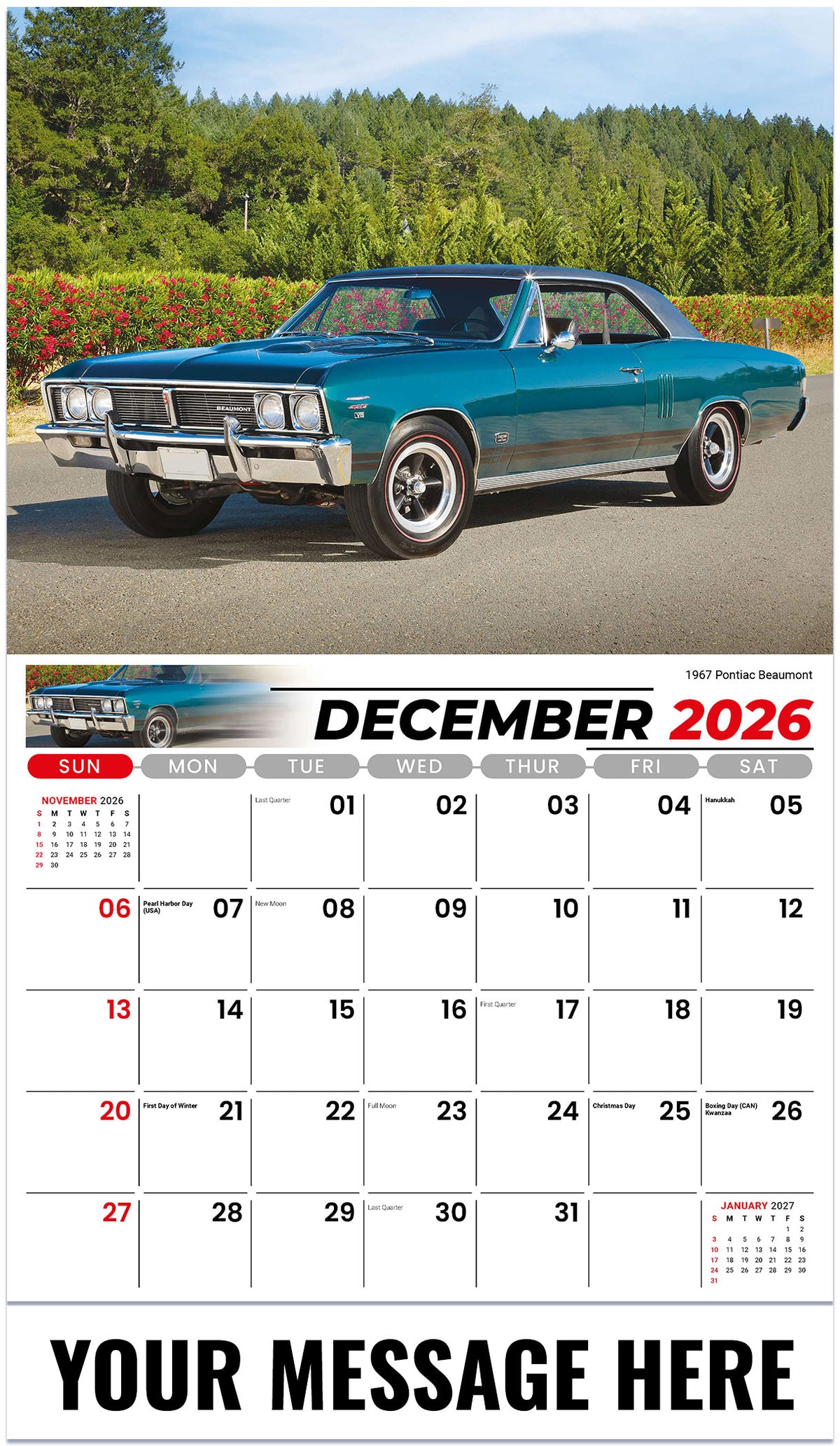 GM Classics - 2027 Promotional Calendar
