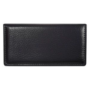 Leather Look Case Of Sticky Notes With Calendar - Black