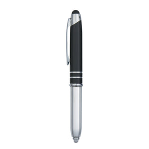 Ballpoint Stylus Pen With Light - Black