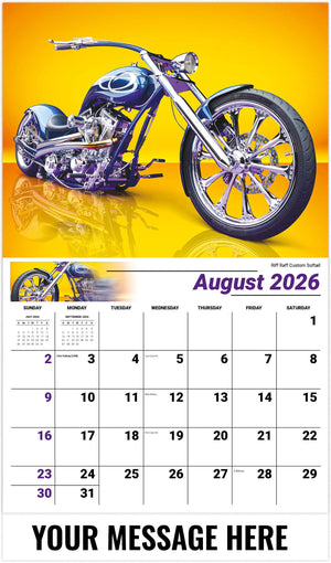 Motorcycle Mania - 2026 Promotional Calendar