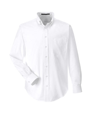 Devon & Jones Men's Crown Collection® Solid Oxford Woven Shirt