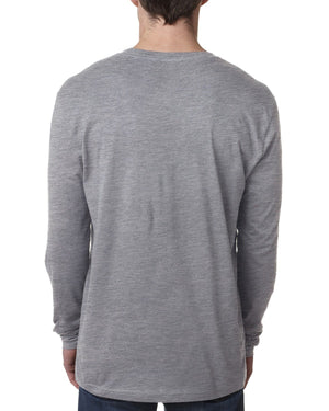 Next Level Apparel Men's Cotton Long-Sleeve Crew