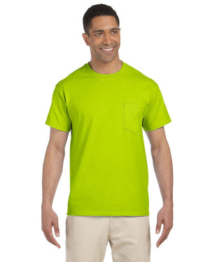 Adult Gildan Ultra Cotton® Pocket T-Shirt - Color - ACG230 - Safety Orange