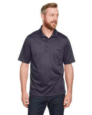 Harriton Men's Advantage Snag Protection Plus IL Pocket Polo