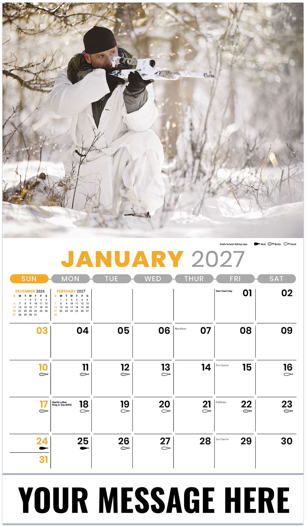 Fishing and Hunting - 2027 Promotional Calendar