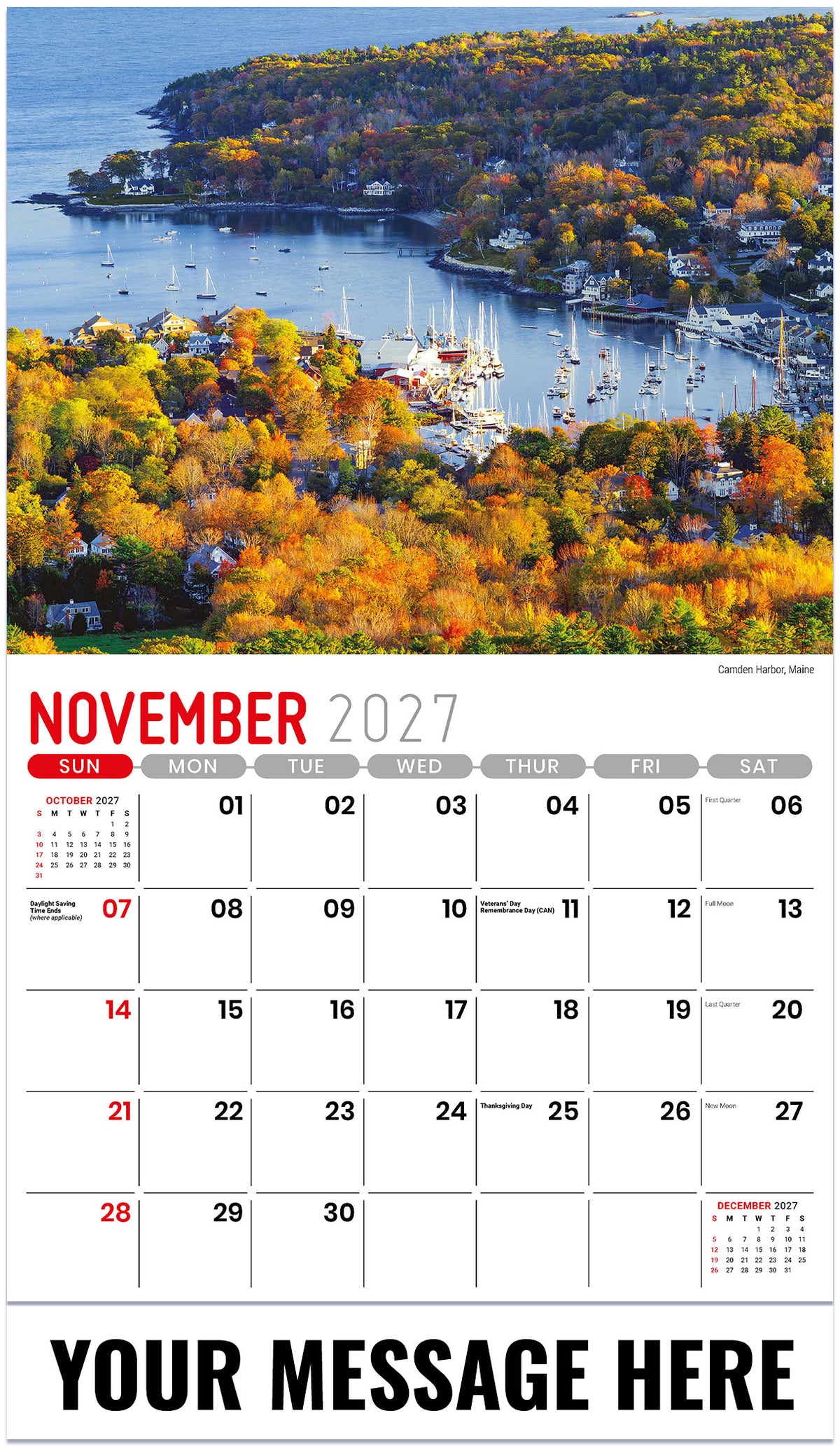 Scenes of New England - 2027 Promotional Calendar