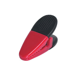 Alligator Clip - Solid Red With Black