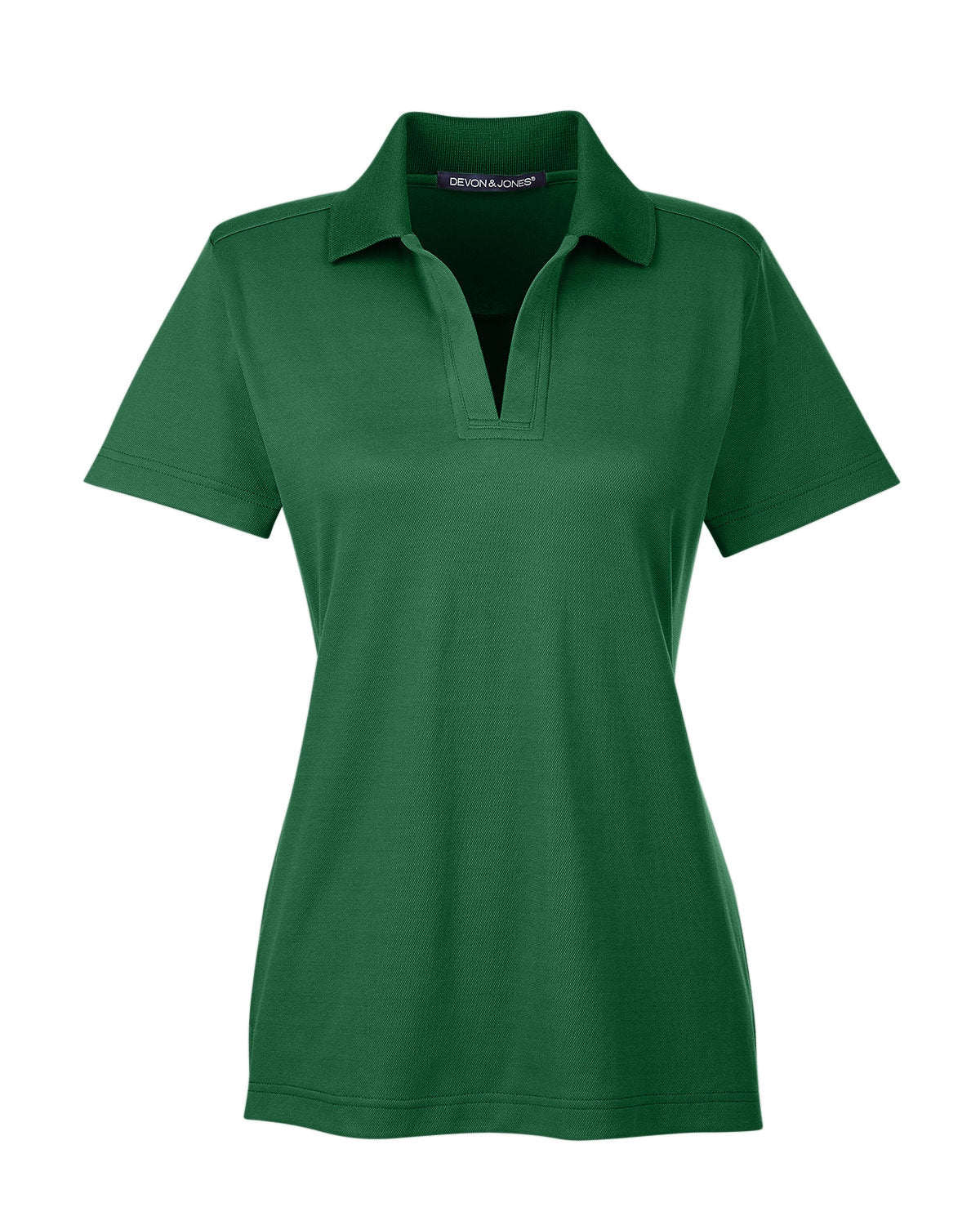 CrownLux Performance™ Ladies' Plaited Polo - Forest
