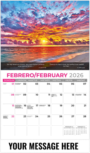 Faith Passages (Bilingual) - 2026 Promotional Calendar